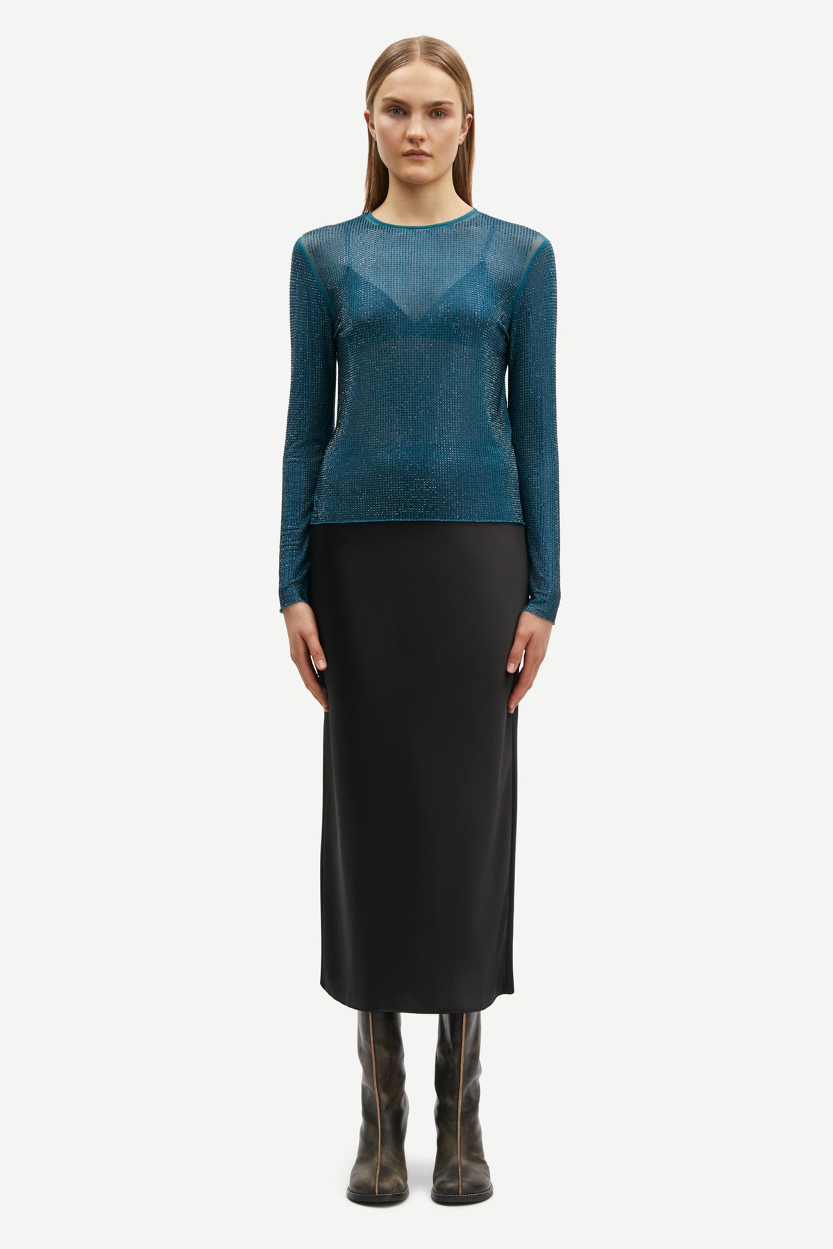Saagneta Long Skirt - Black