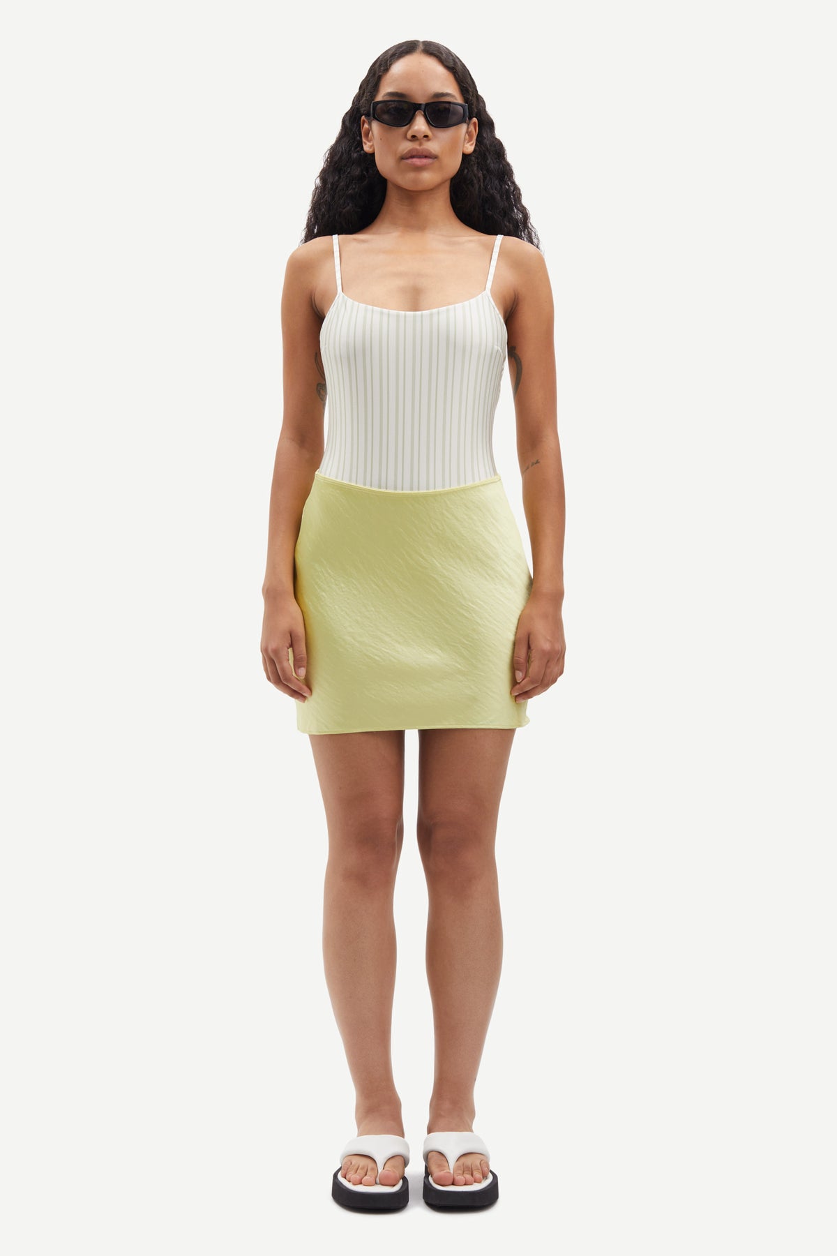 Saagneta Short Skirt - Mellow Green