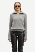 Saanour Hz Sweater - Grey Mel