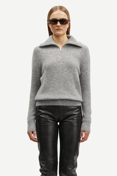 Saanour Hz Sweater - Grey Mel