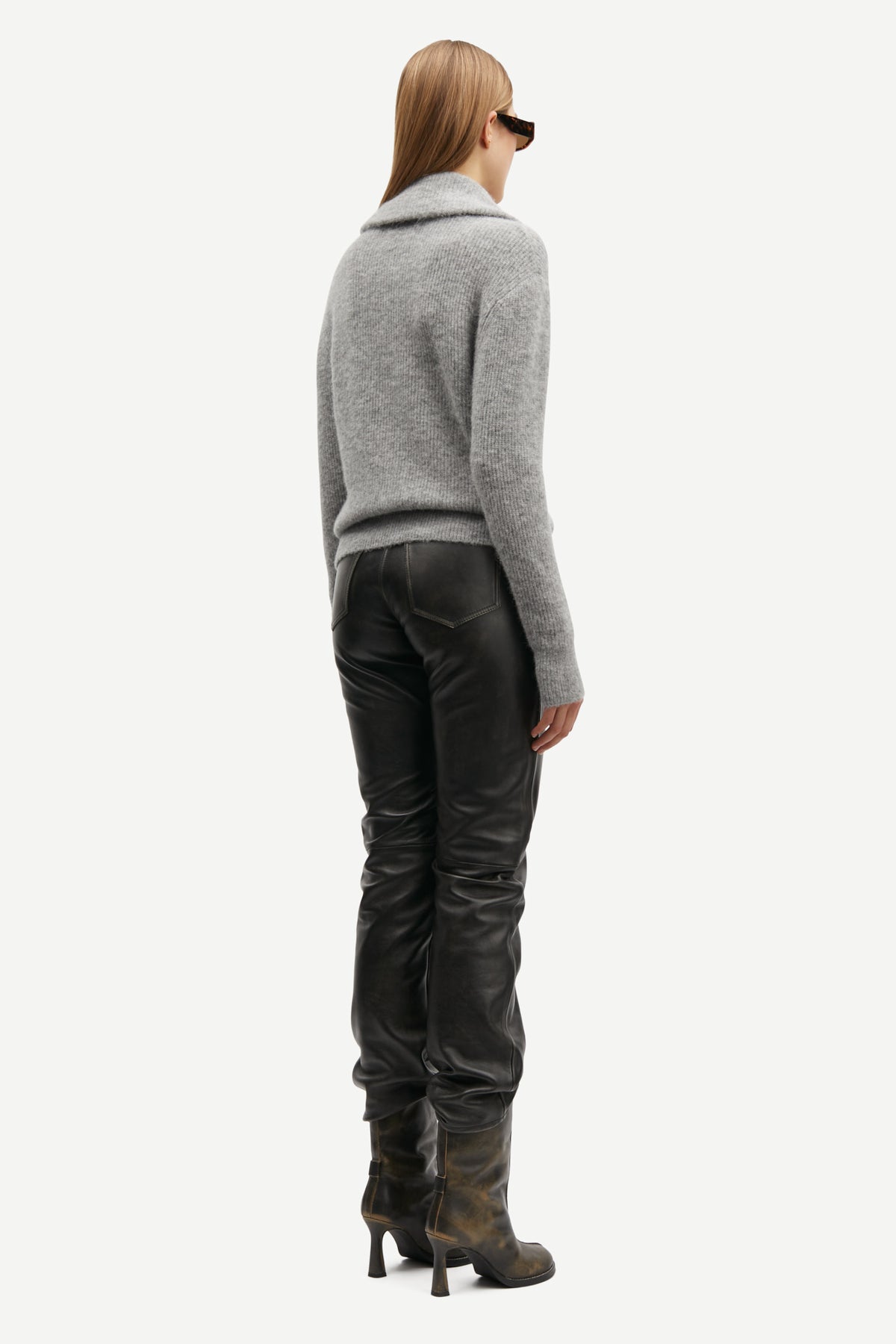 Saanour Hz Sweater - Grey Mel