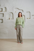 Sabine Linen Stripe - Natural Stripe