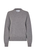 Sabirgitte V-Neck Sweater - Grey Mel