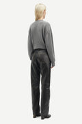 Sabirgitte V-Neck Sweater - Grey Mel