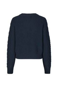 Sadene V-Neck Sweater - Outer Space