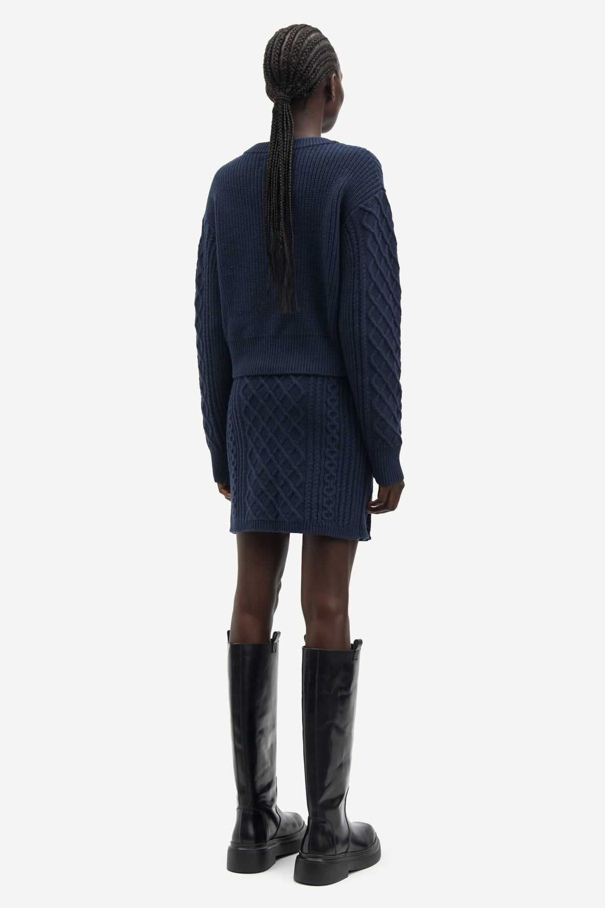 Sadene V-Neck Sweater - Outer Space