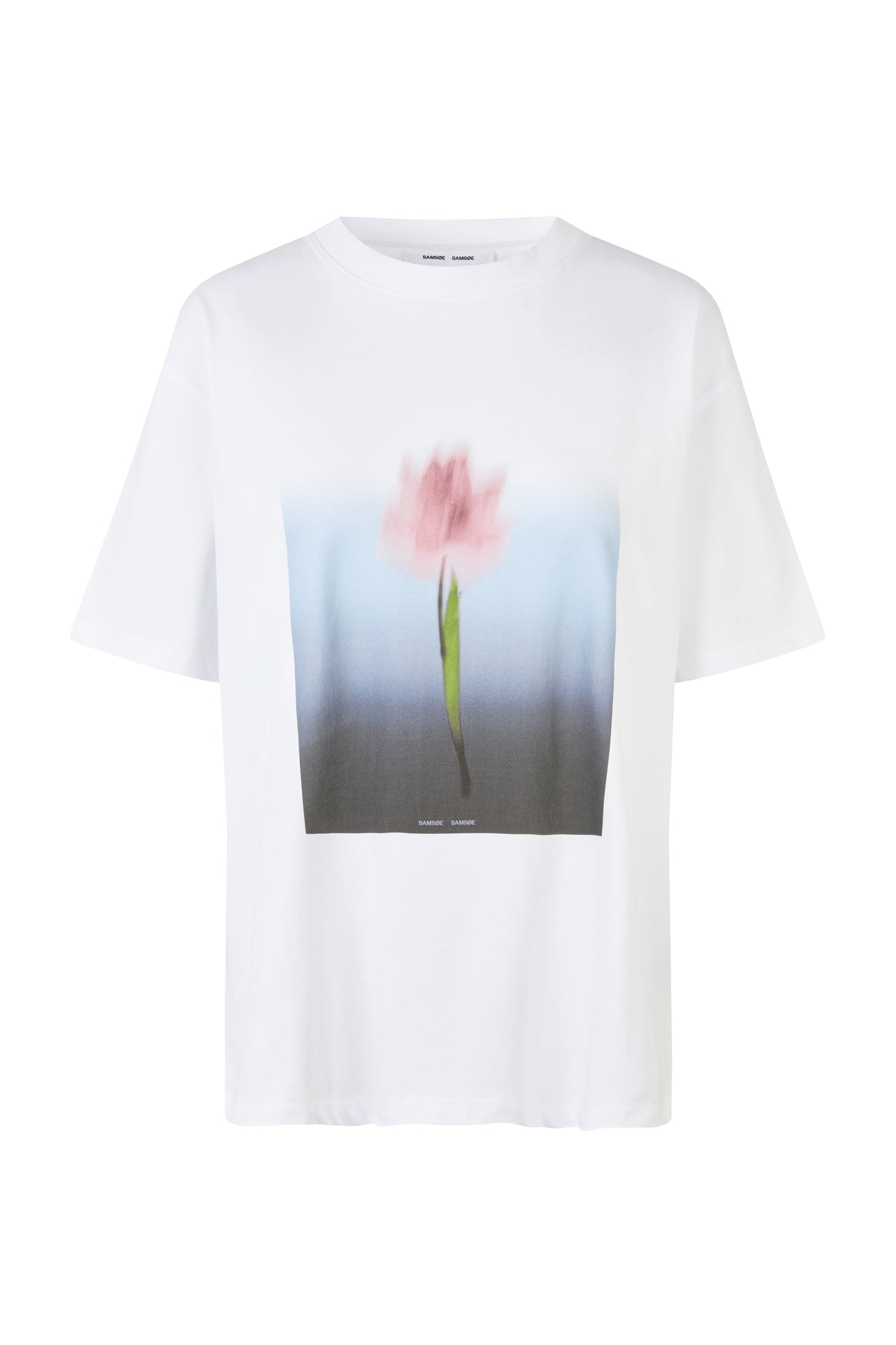 Saeira T-Shirt - Blurred Tulip White