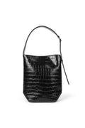 Saelmegade Bucket Bag Croc - Svart