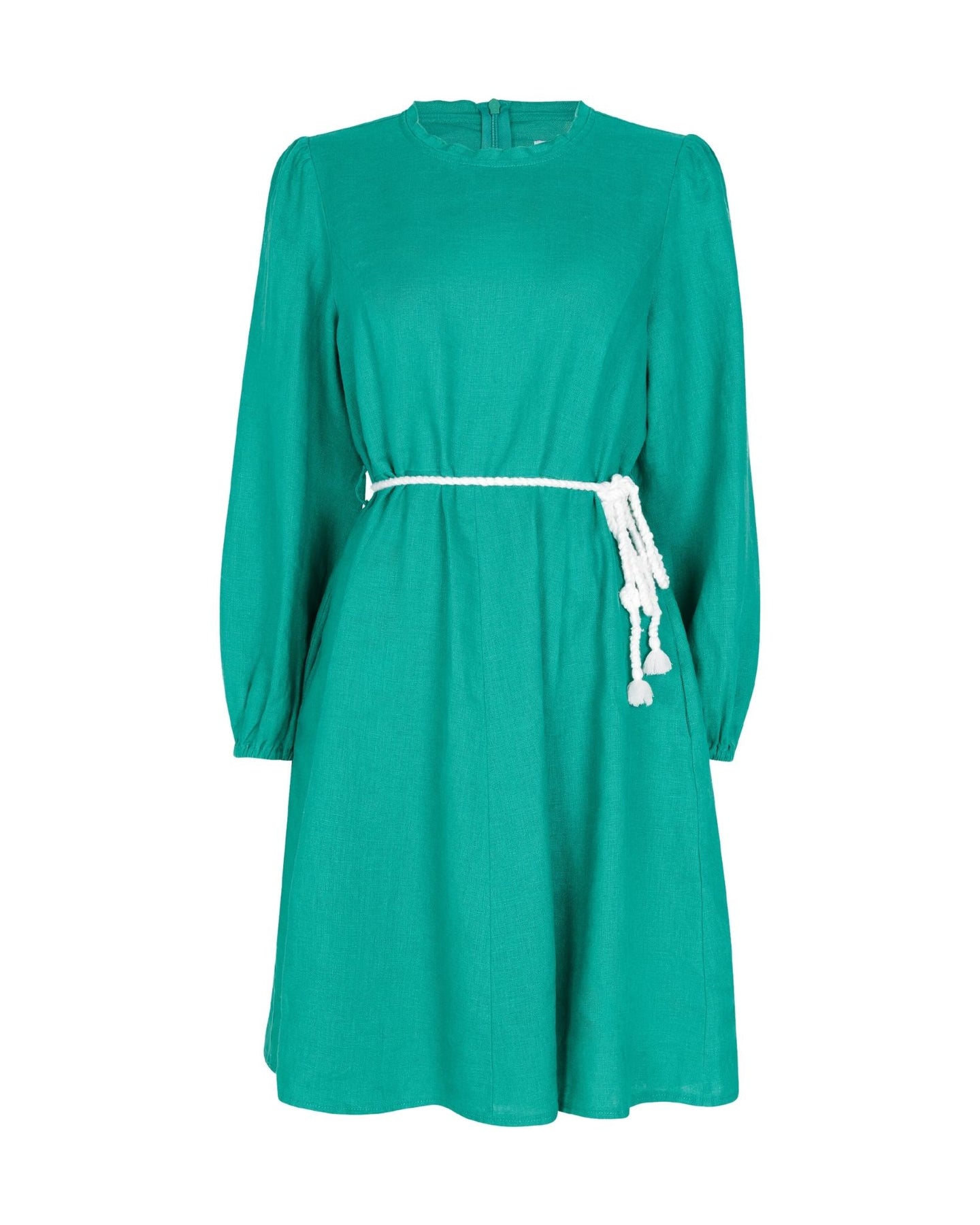 Saint Short Linen Klänning - Grön