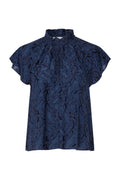 Sakarookh Blouse - Pageant Blue