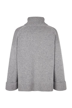 Sakeiku Turtleneck - Grey Mel.