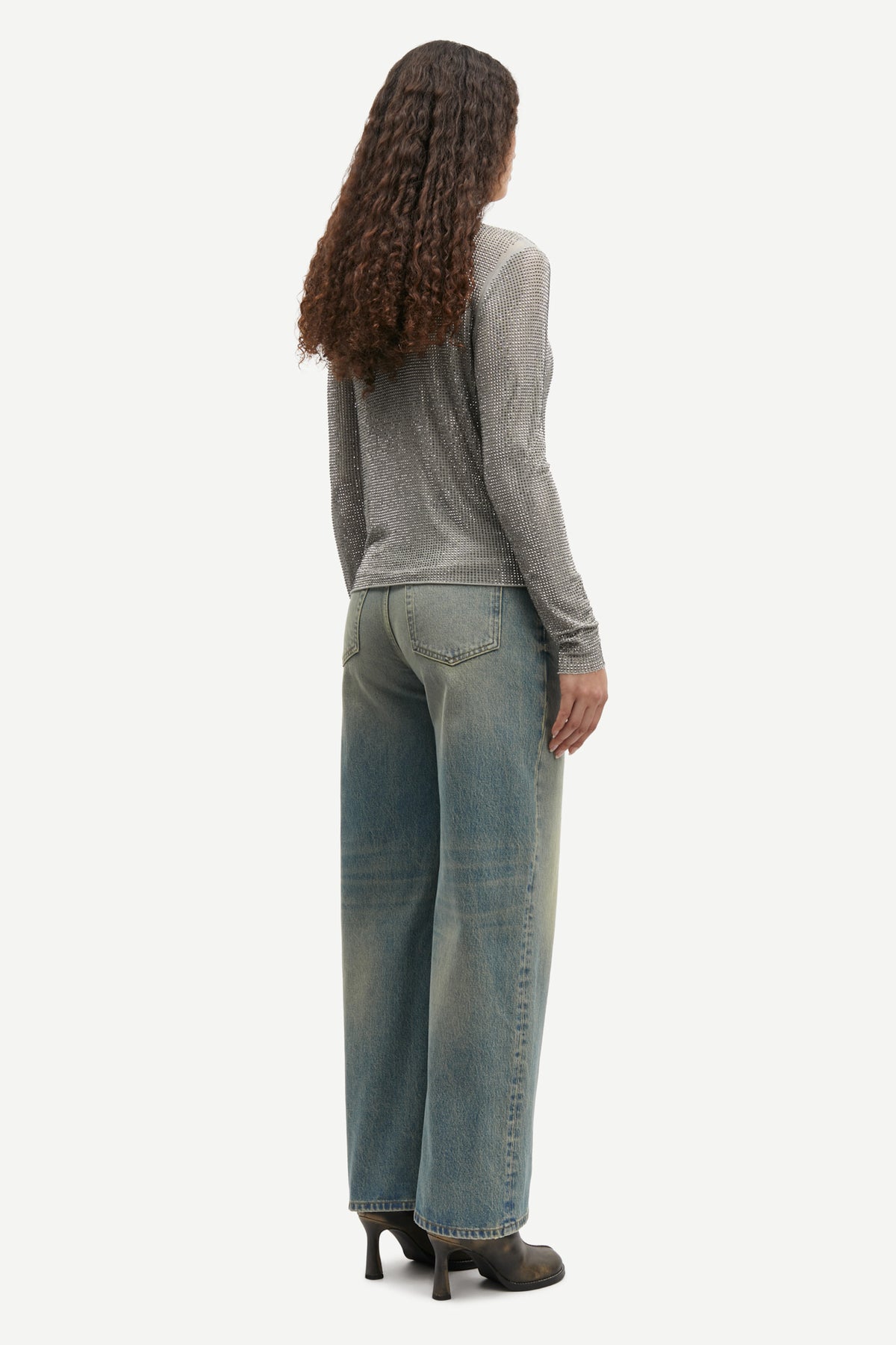 Samagda Top - Light Grey