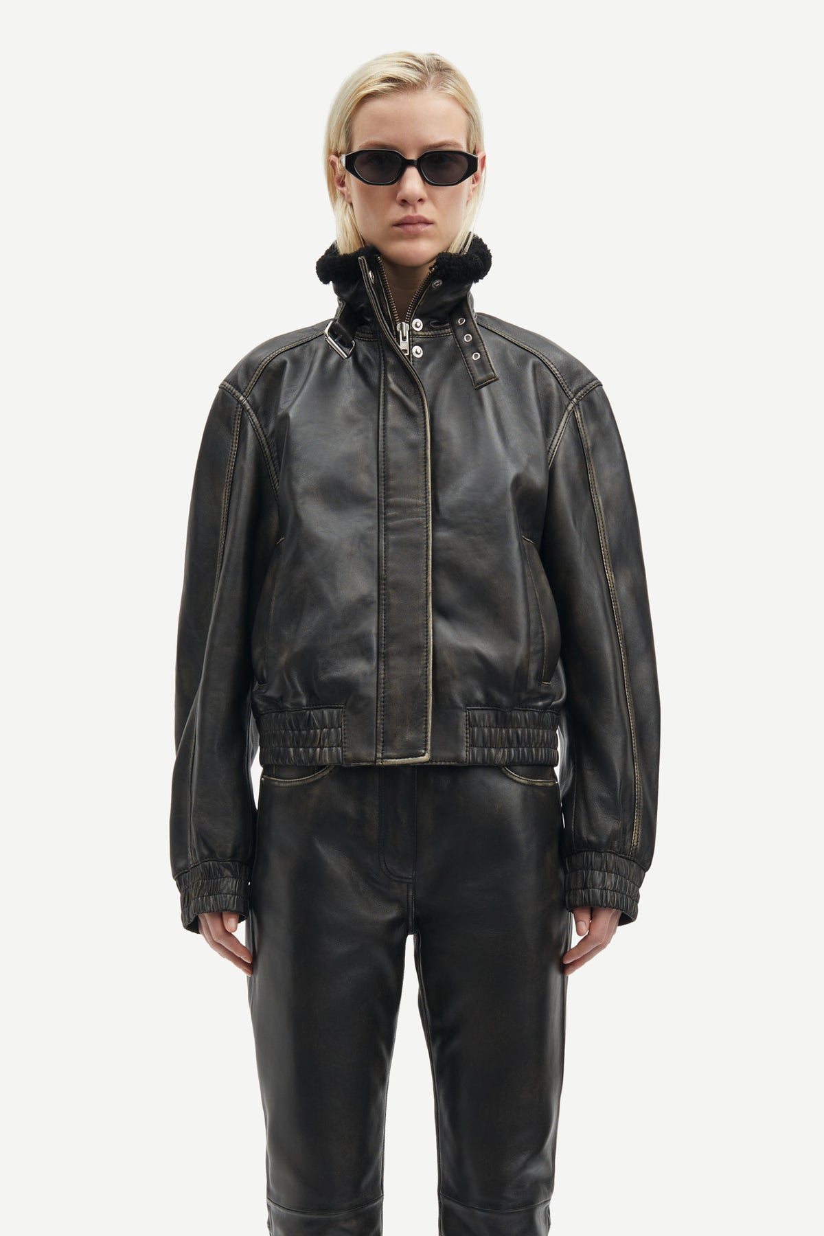 Sameadow Bomber - Washed Black Olive