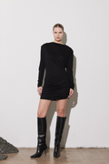 San Dona Dress Short - Black
