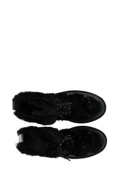 Sandra Snowboot Leather/Pes - Black