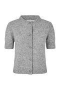 Sanoura SS Cardigan - Gråmelerad