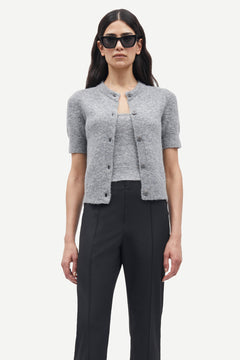 Sanoura Ss Cardigan - Grey Mel.