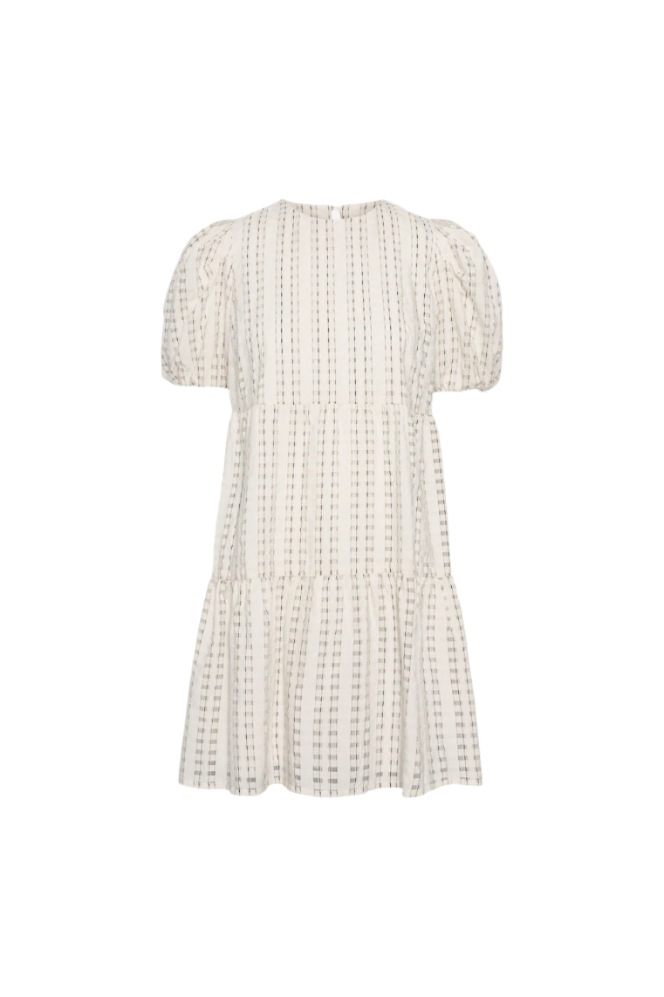 Santina Dress - Cream Check