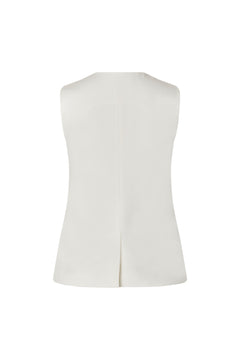 Saruma Vest - Egret