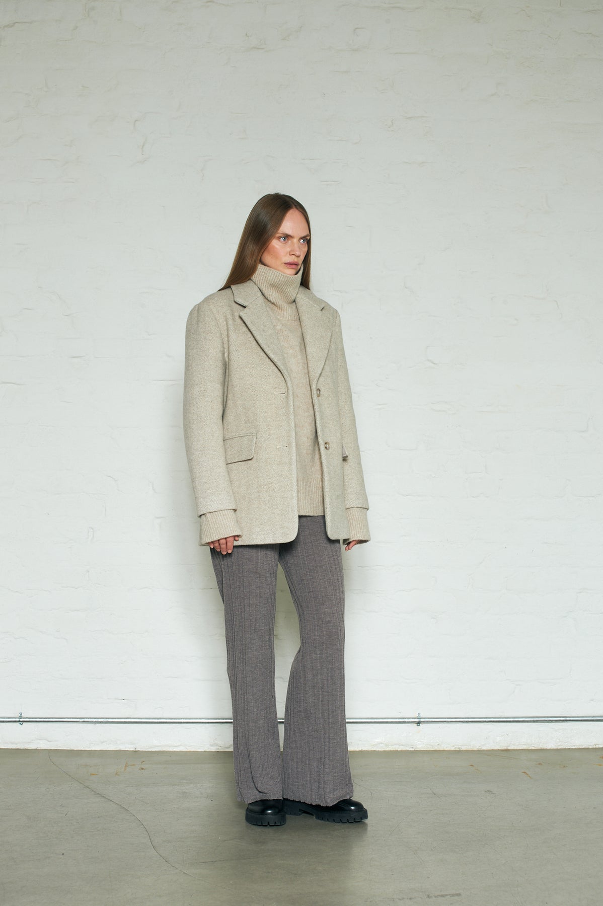 Sawyer Herringbone - Beige