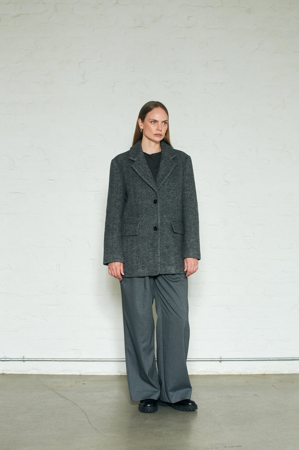 Sawyer Herringbone - Black