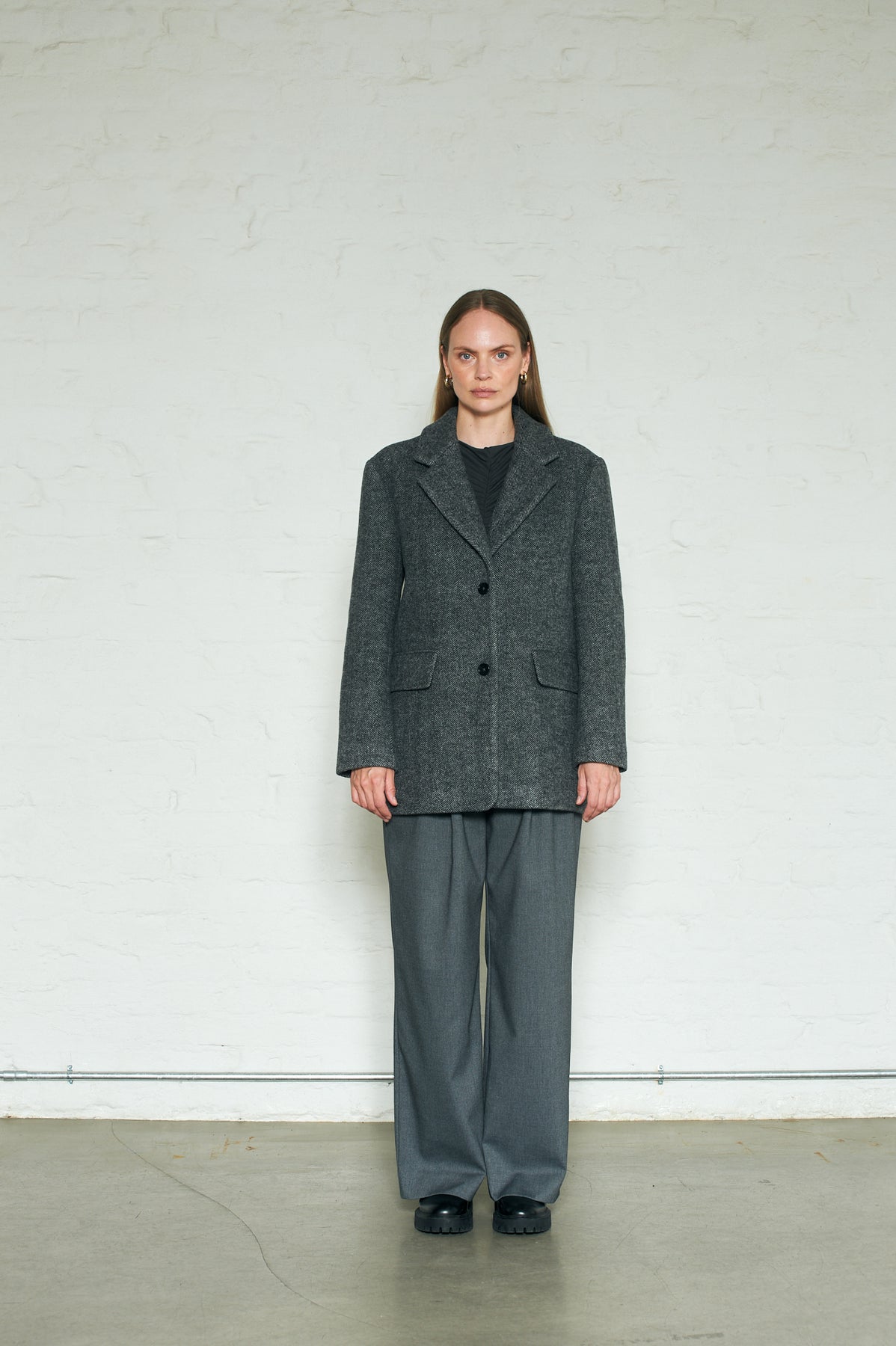 Sawyer Herringbone - Black