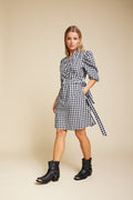 Scarlett Short Check - Black