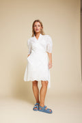 Scarlett Short Embro - White