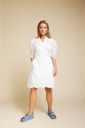 Scarlett Short Embro - White