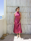 Rheo Dress - Rose Wine