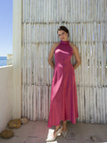 Rheo Dress - Rose Wine