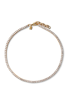 Serena Necklace - Clear Gold