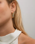 Edge Hoops - Guld