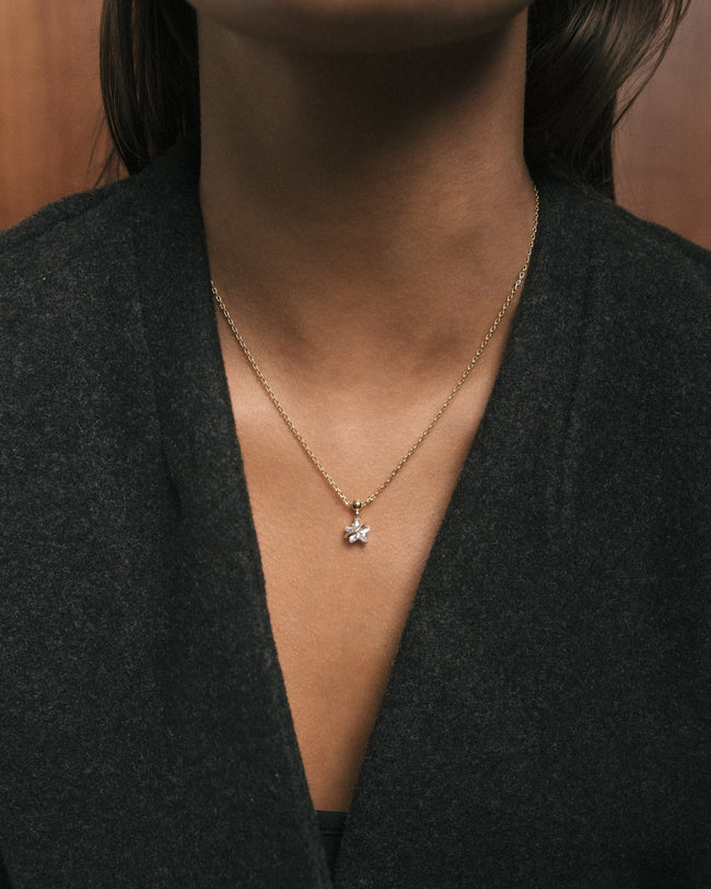 Diamond Star Charm - Guld