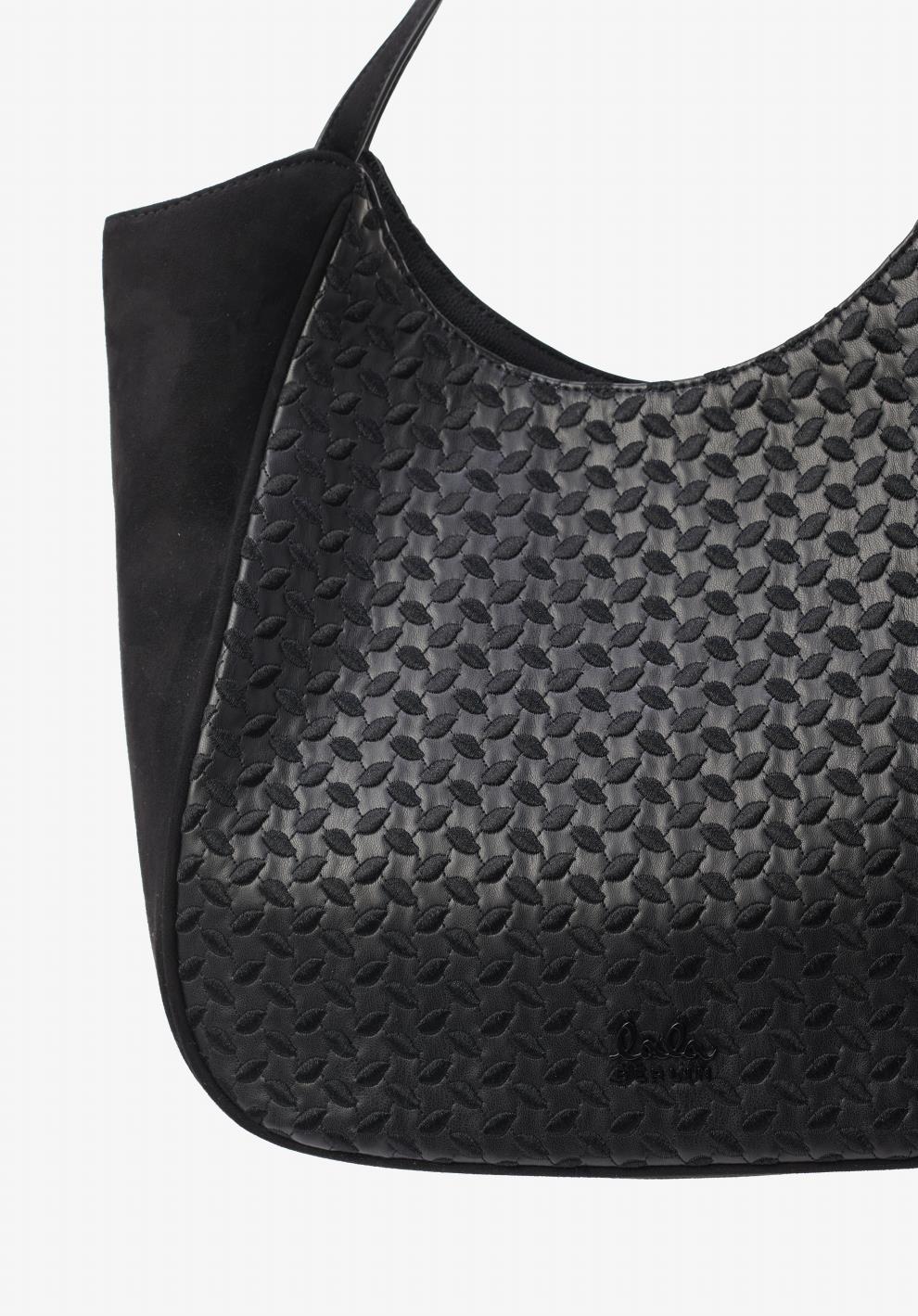 Shopper Mar - Heritage Embroidery Black