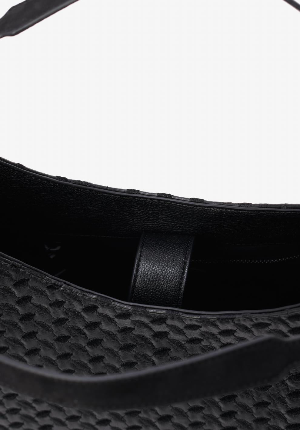 Shopper Mar - Heritage Embroidery Black