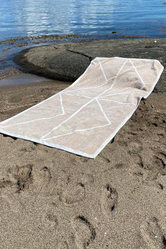 Signature Towel - White/Sand