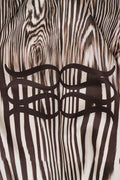 Silk Twill Fringe Scarf - Moire