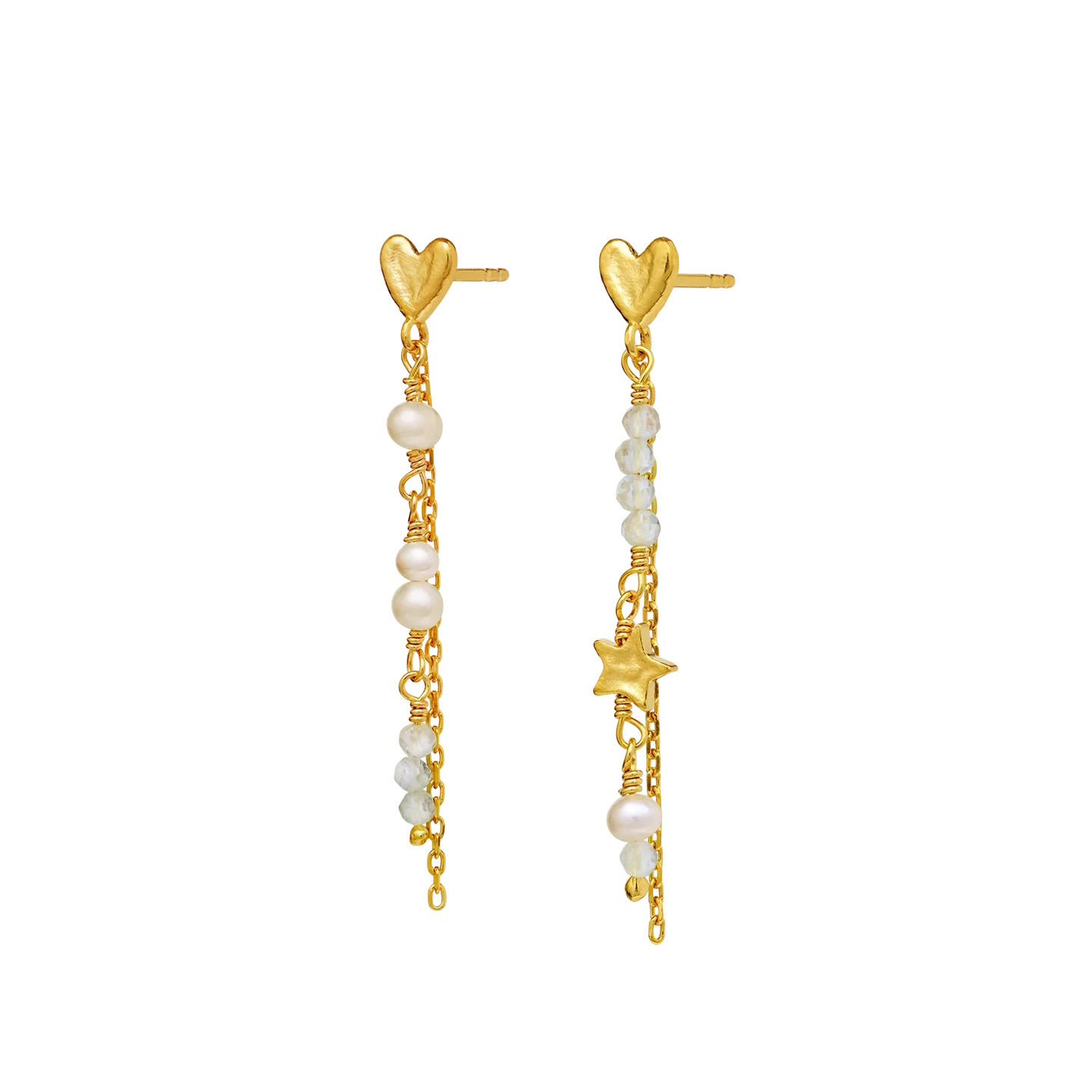 Silma Earrings - Guld
