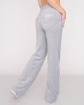 Layla Low Rise Flare Pocketed - Silver Marl