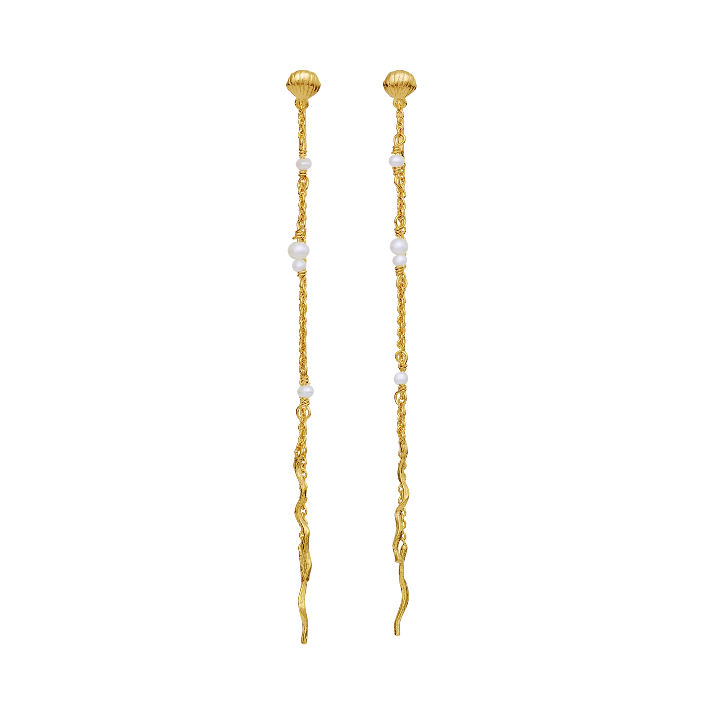 Sirena Earrings - Gold