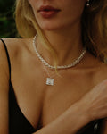 Liquid Silver Necklace - Silver