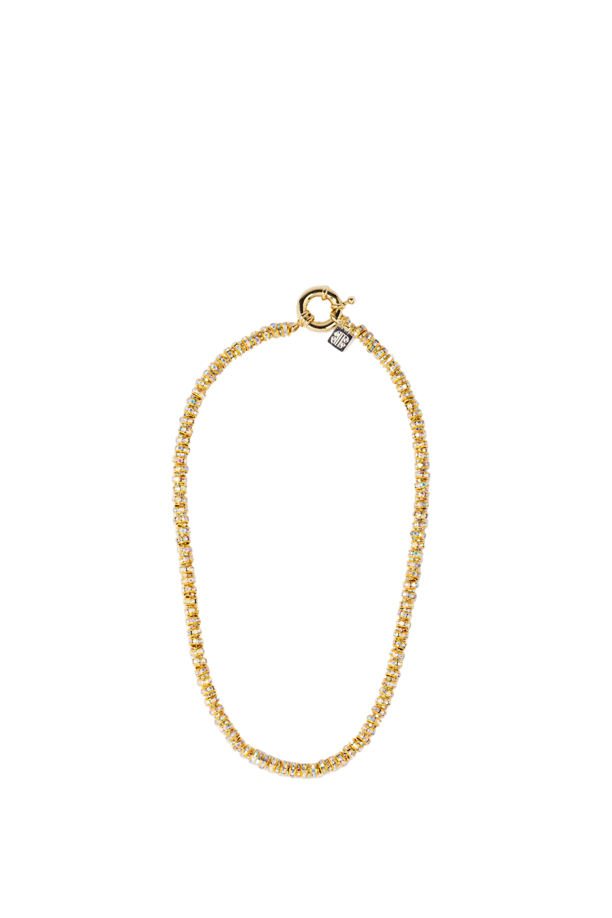 Skinny Diamond Necklace - Guld