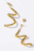 Skinny Viper Earrings - Guld