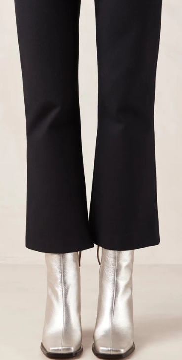 South Leather Ankle Boots - Shimmer Silver