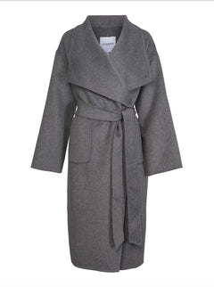 Ana Coat Wool Mix - Grey
