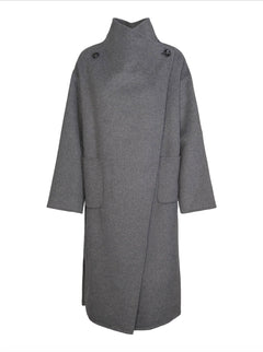 Ana Coat Wool Mix - Grey