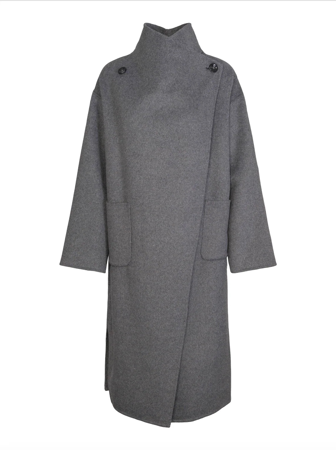 Clermonte Ana Coat Wool Mix - Grå
