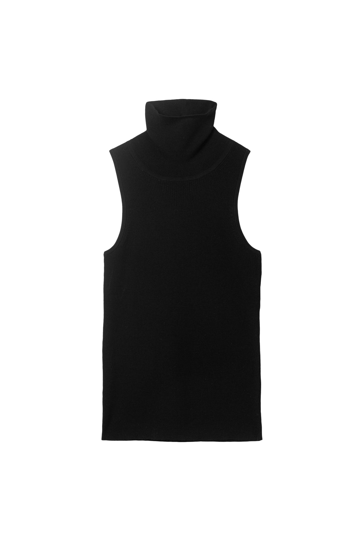 Spark Turtleneck Top - Jet Black