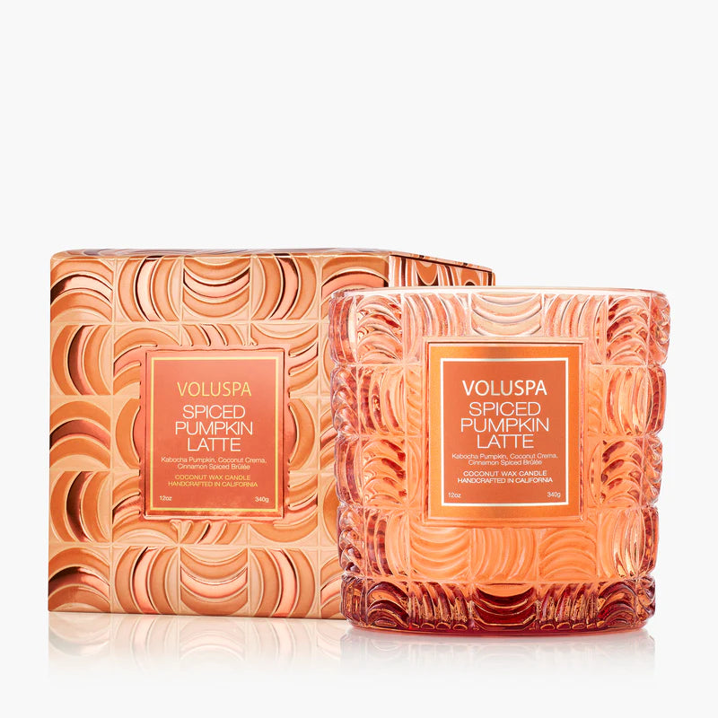 Voluspa Classic Boxed Candle Spiced Pumpkin Latte